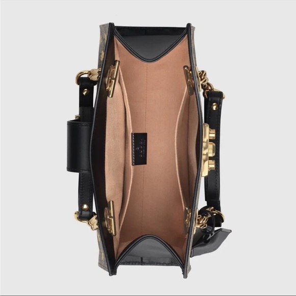 Gucci bees 🐝 padlock small GG shoulder bag tote - Picture 11 of 14